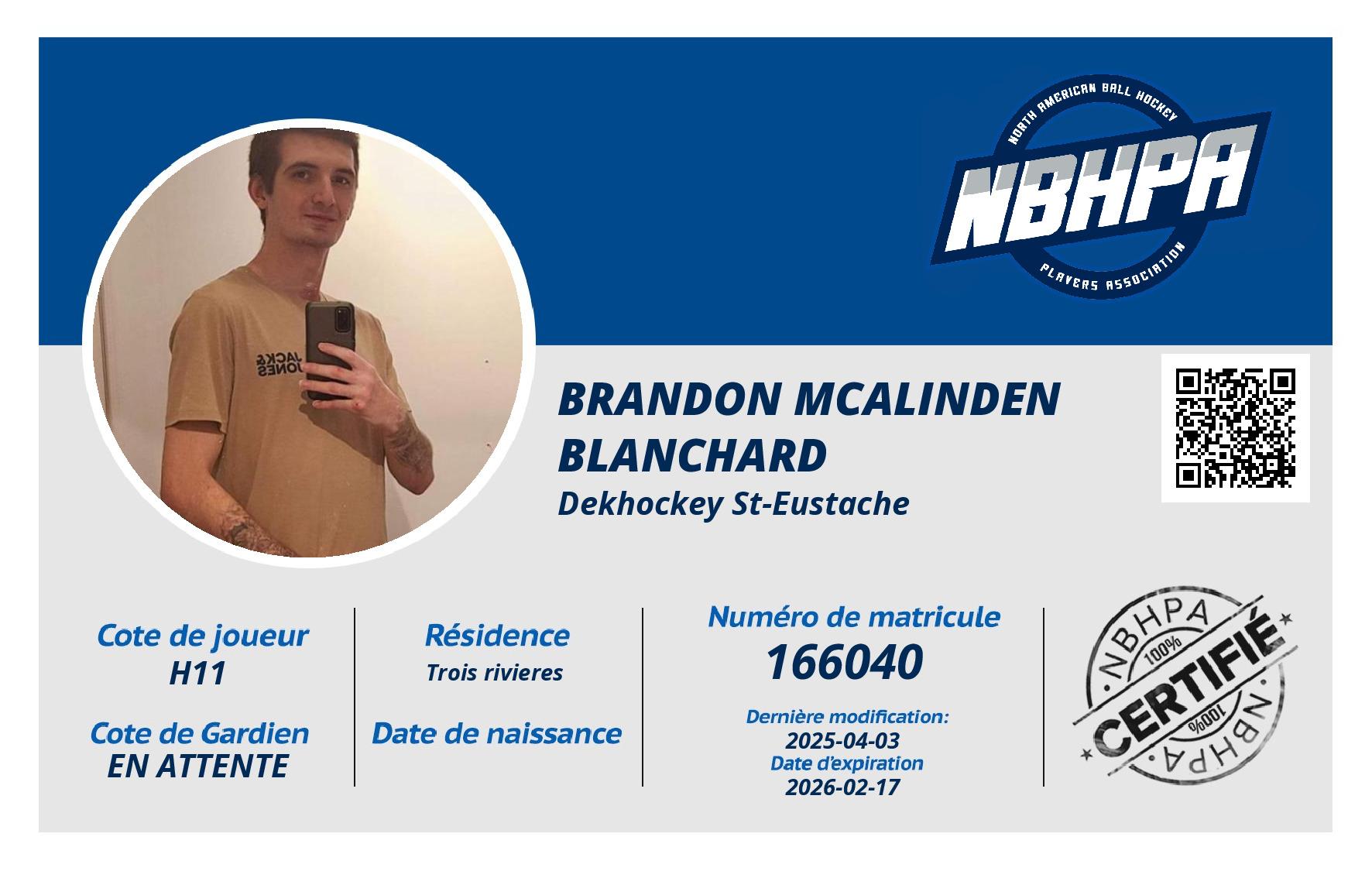 Brandon Mcalinden Blanchard