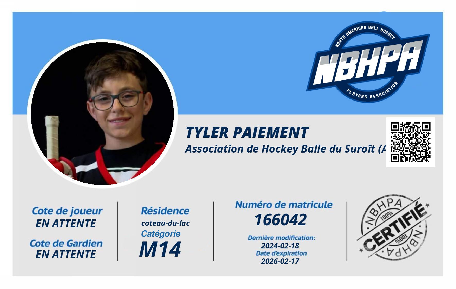 Tyler Paiement