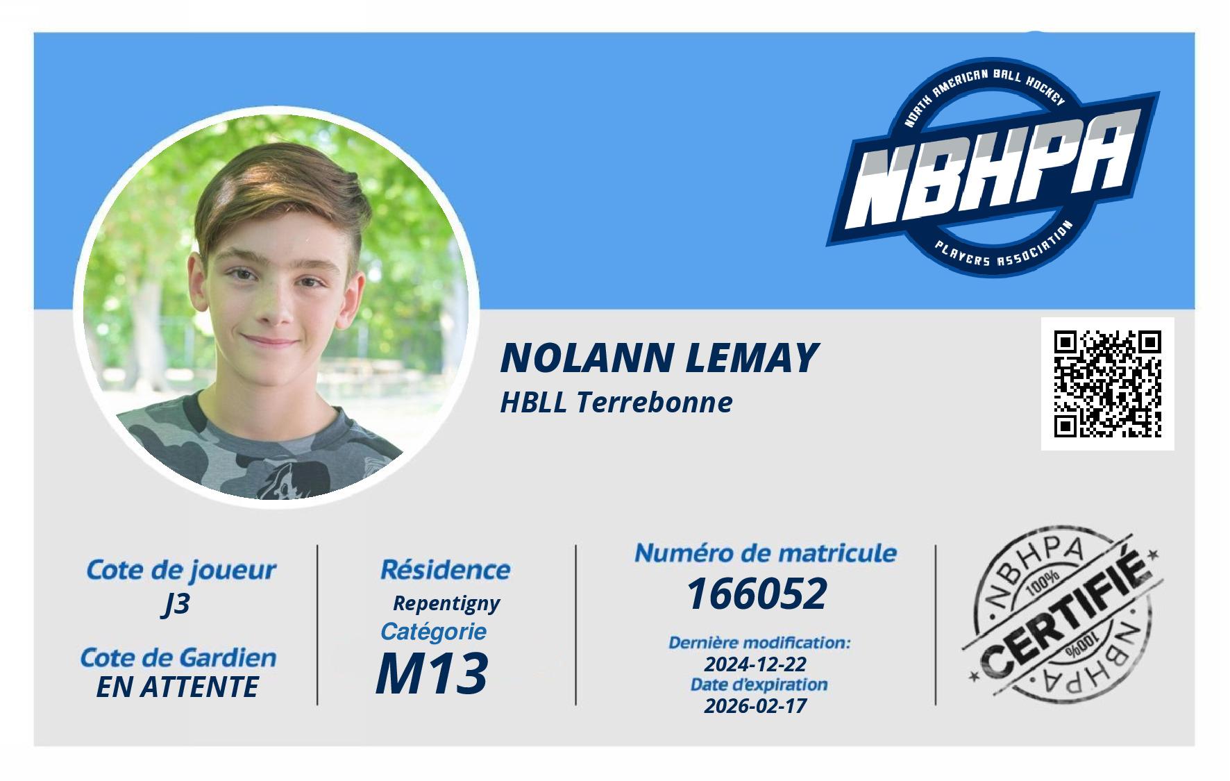 Nolann Lemay
