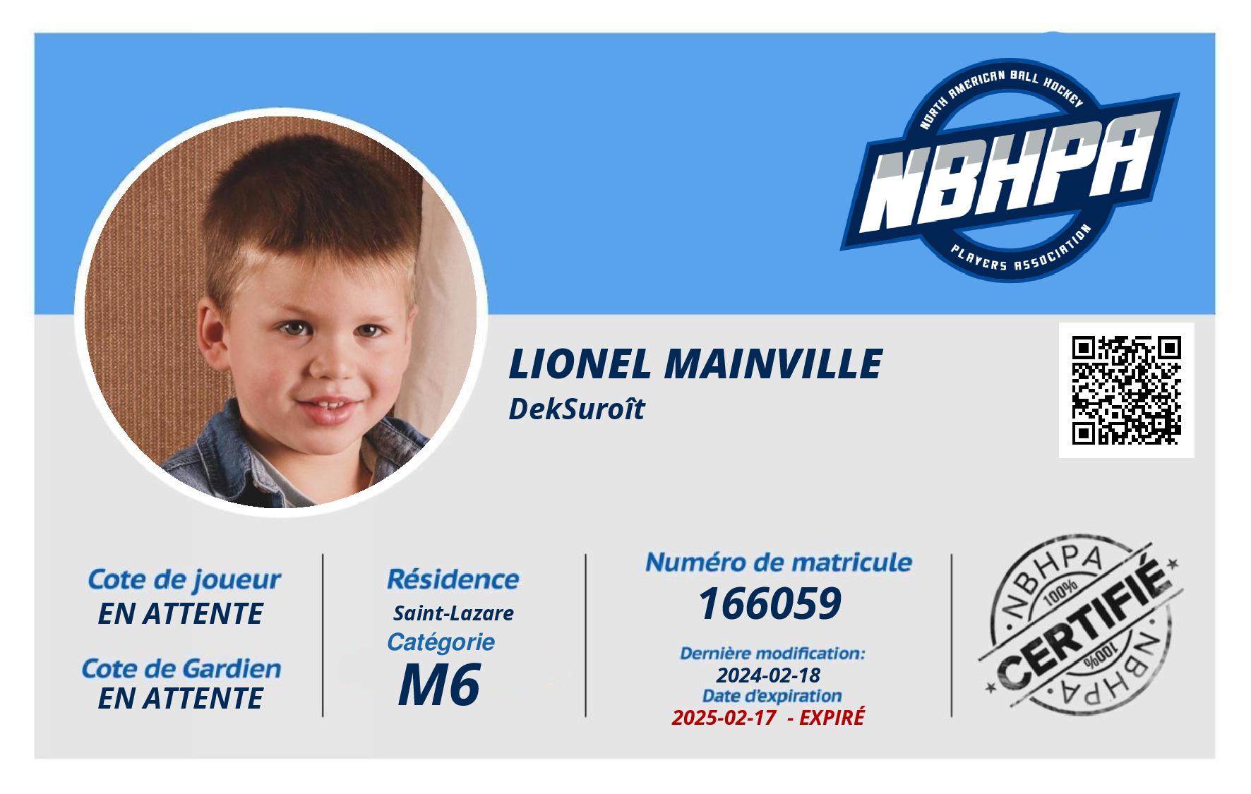 Lionel Mainville