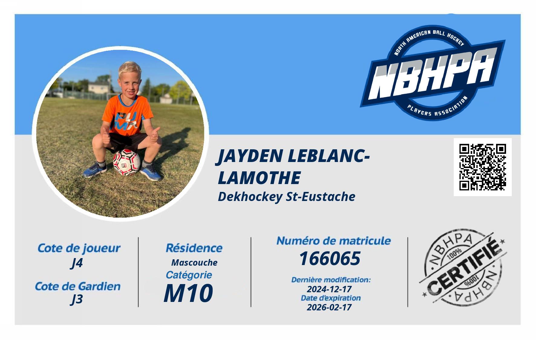 Jayden Leblanc-Lamothe