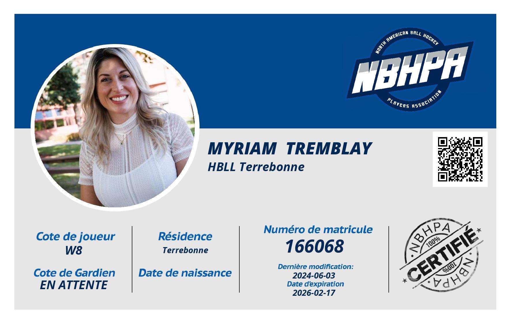 Myriam  Tremblay
