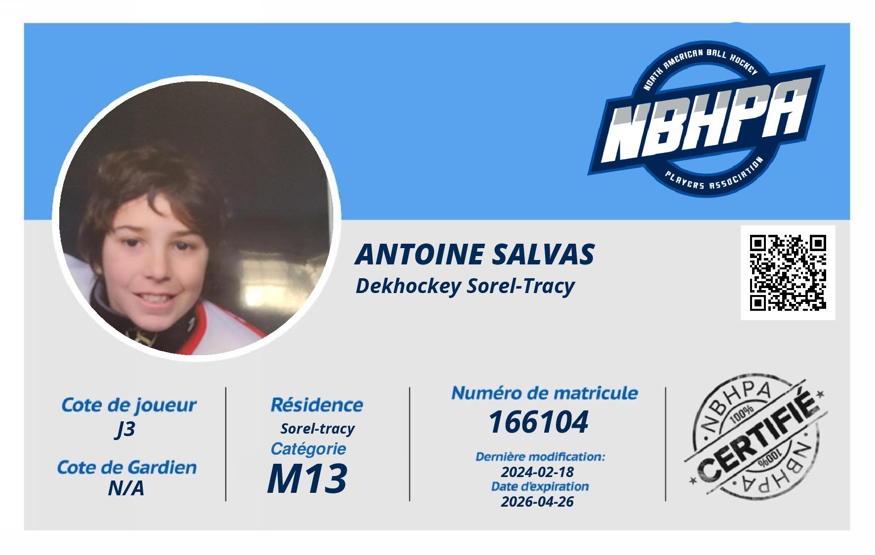 Antoine Salvas