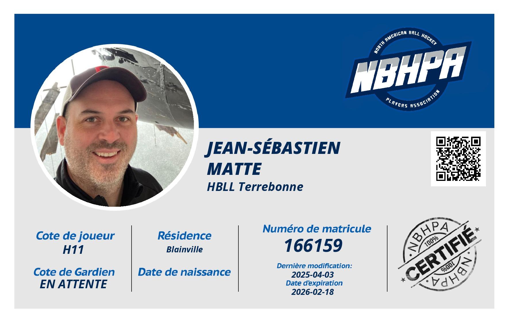 Jean-Sébastien  Matte