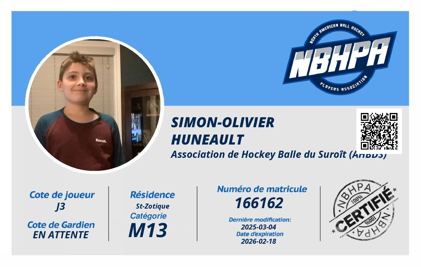 Simon-Olivier Huneault