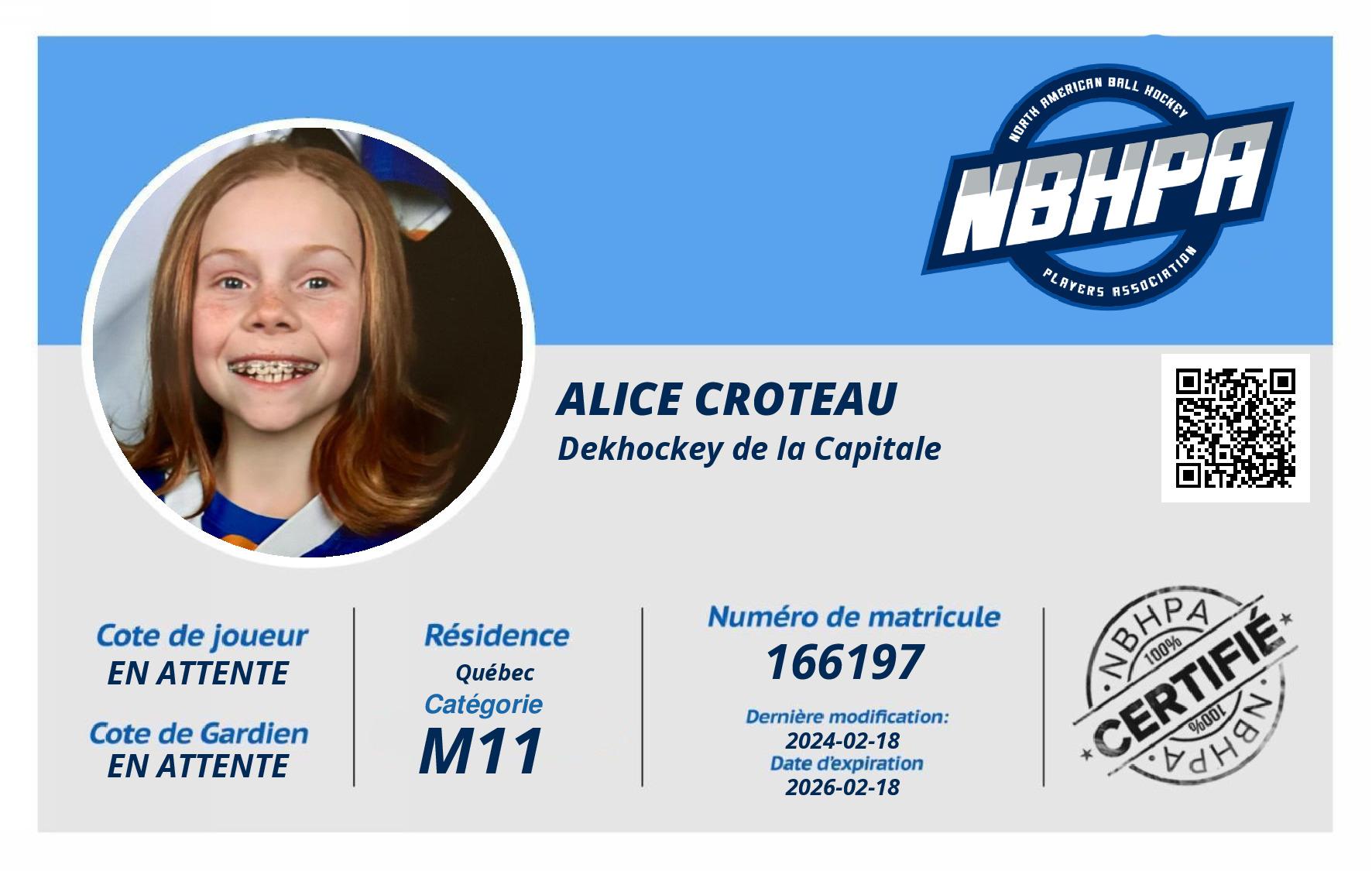 Alice Croteau