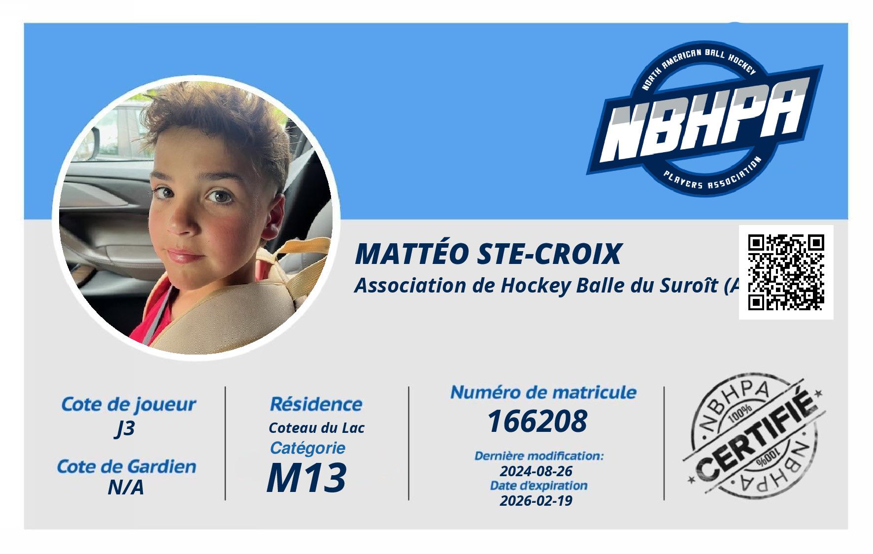 Mattéo Ste-Croix