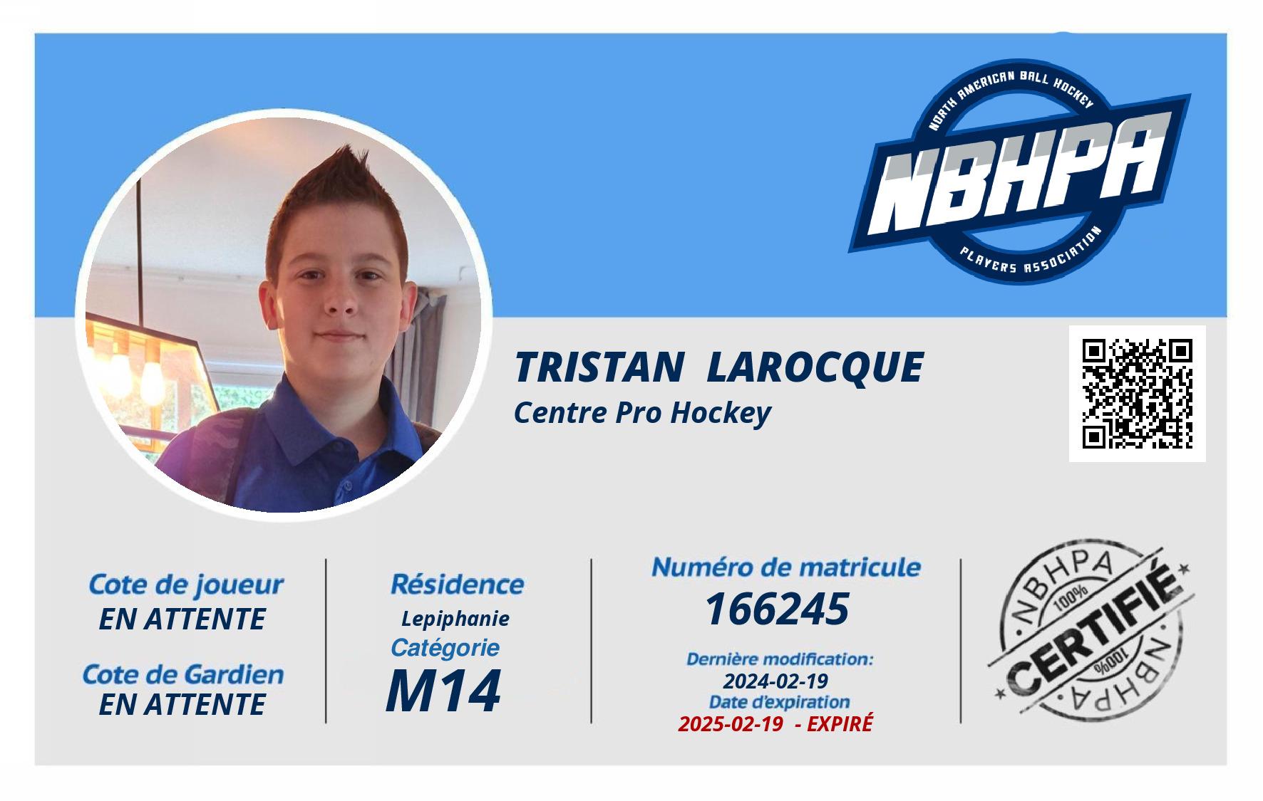 Tristan  Larocque 