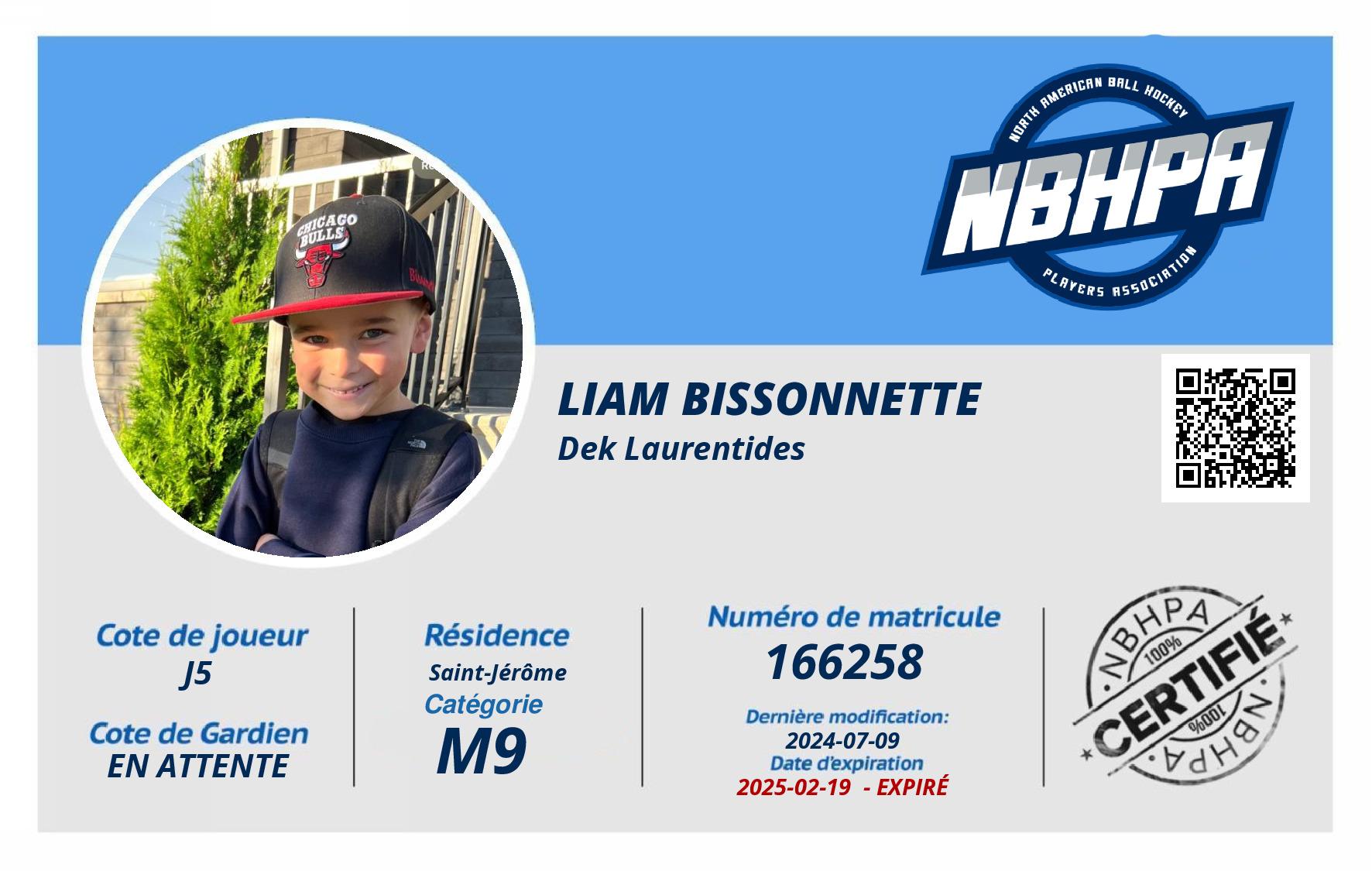Liam Bissonnette