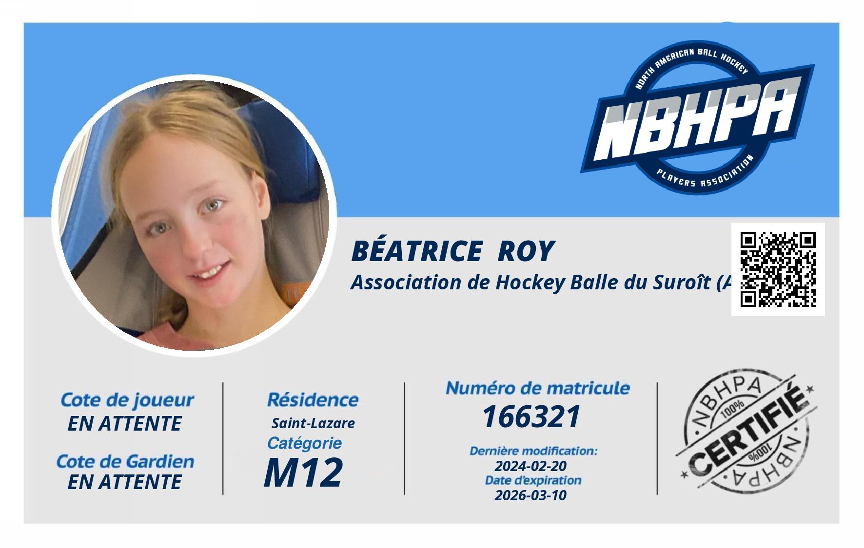Béatrice  Roy 