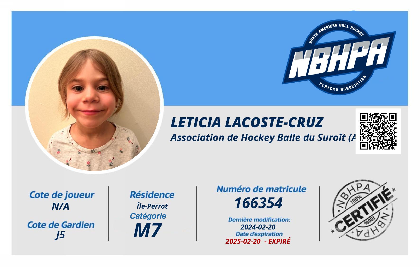 Leticia Lacoste-Cruz