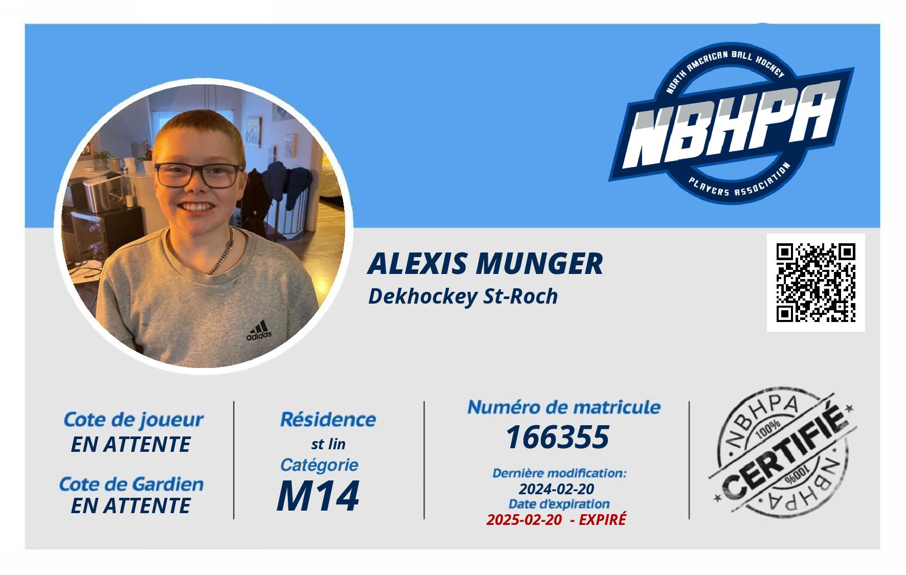Alexis Munger