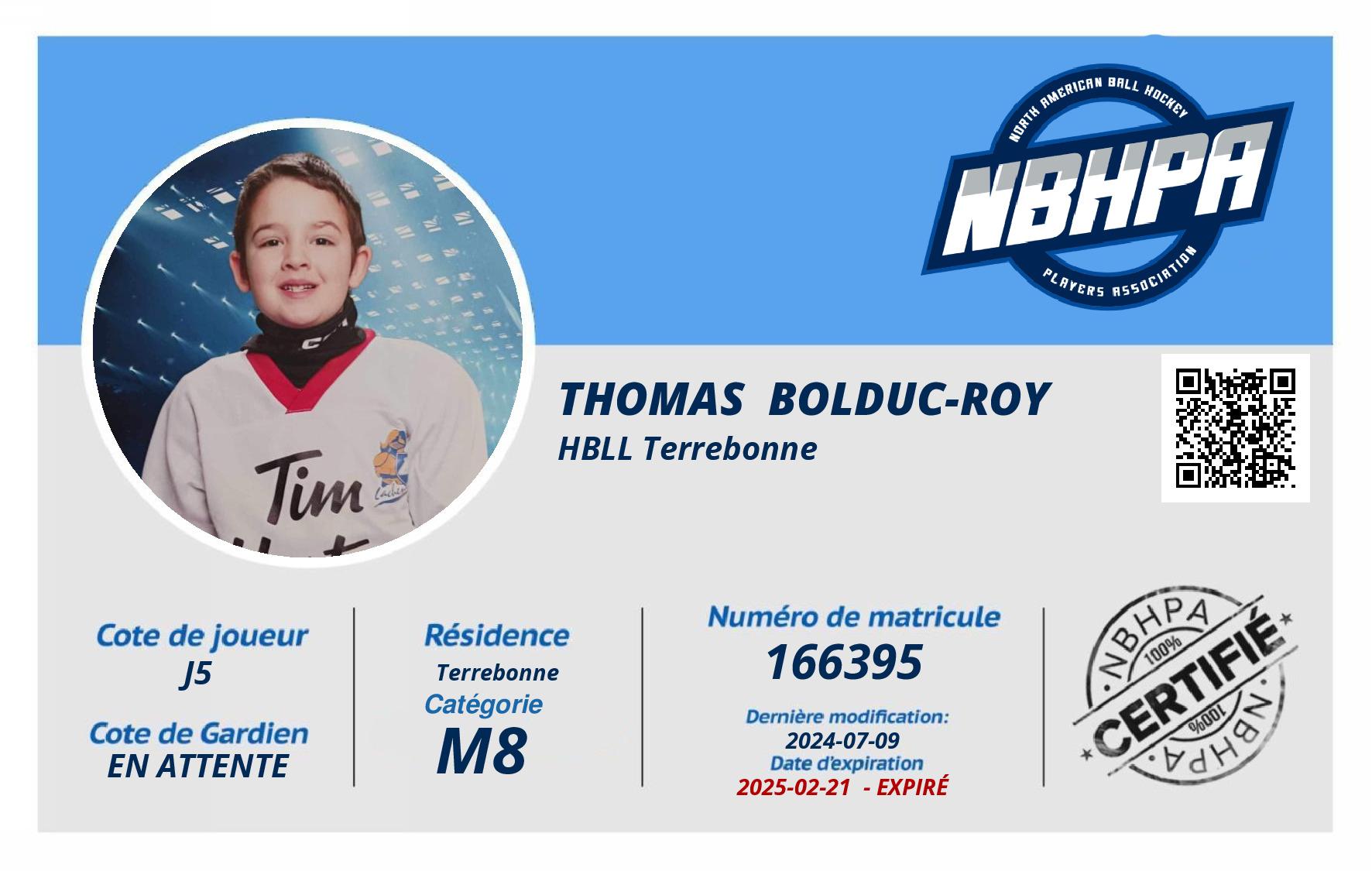 Thomas  Bolduc-Roy