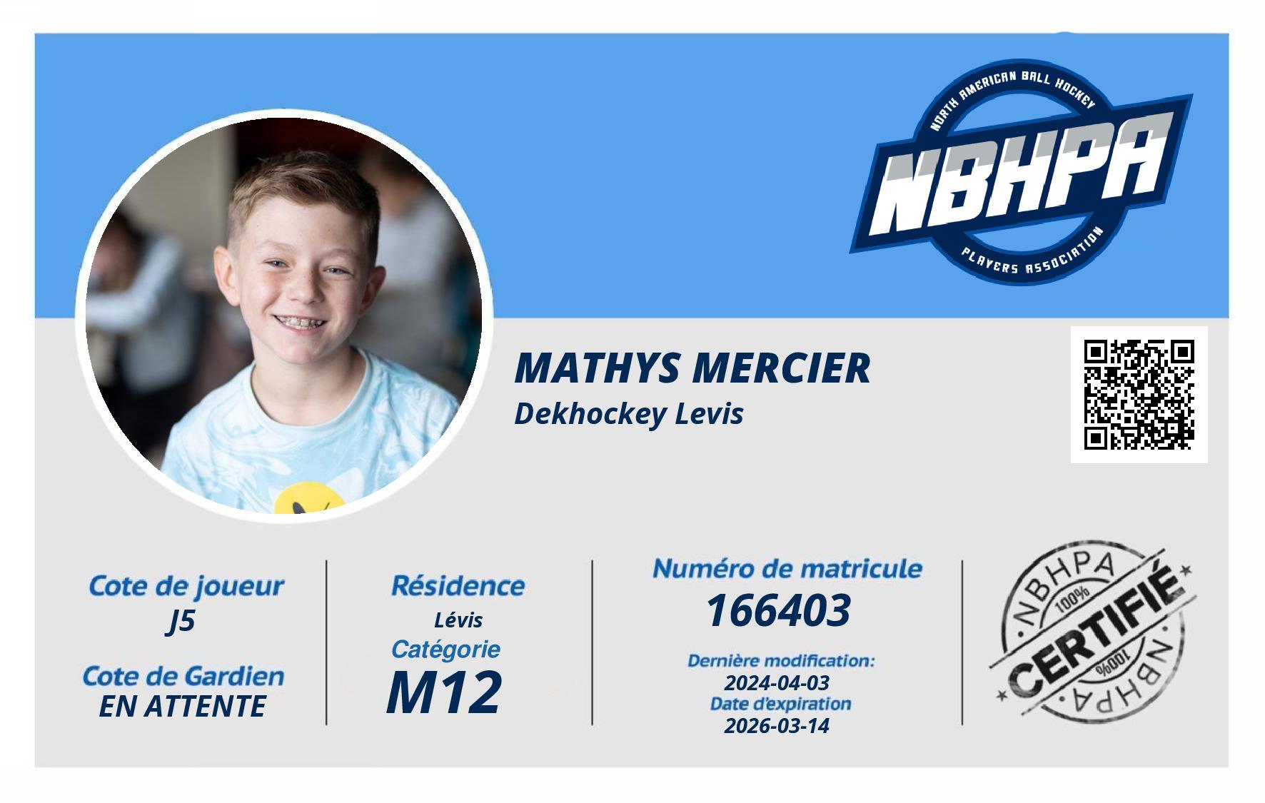 Mathys Mercier