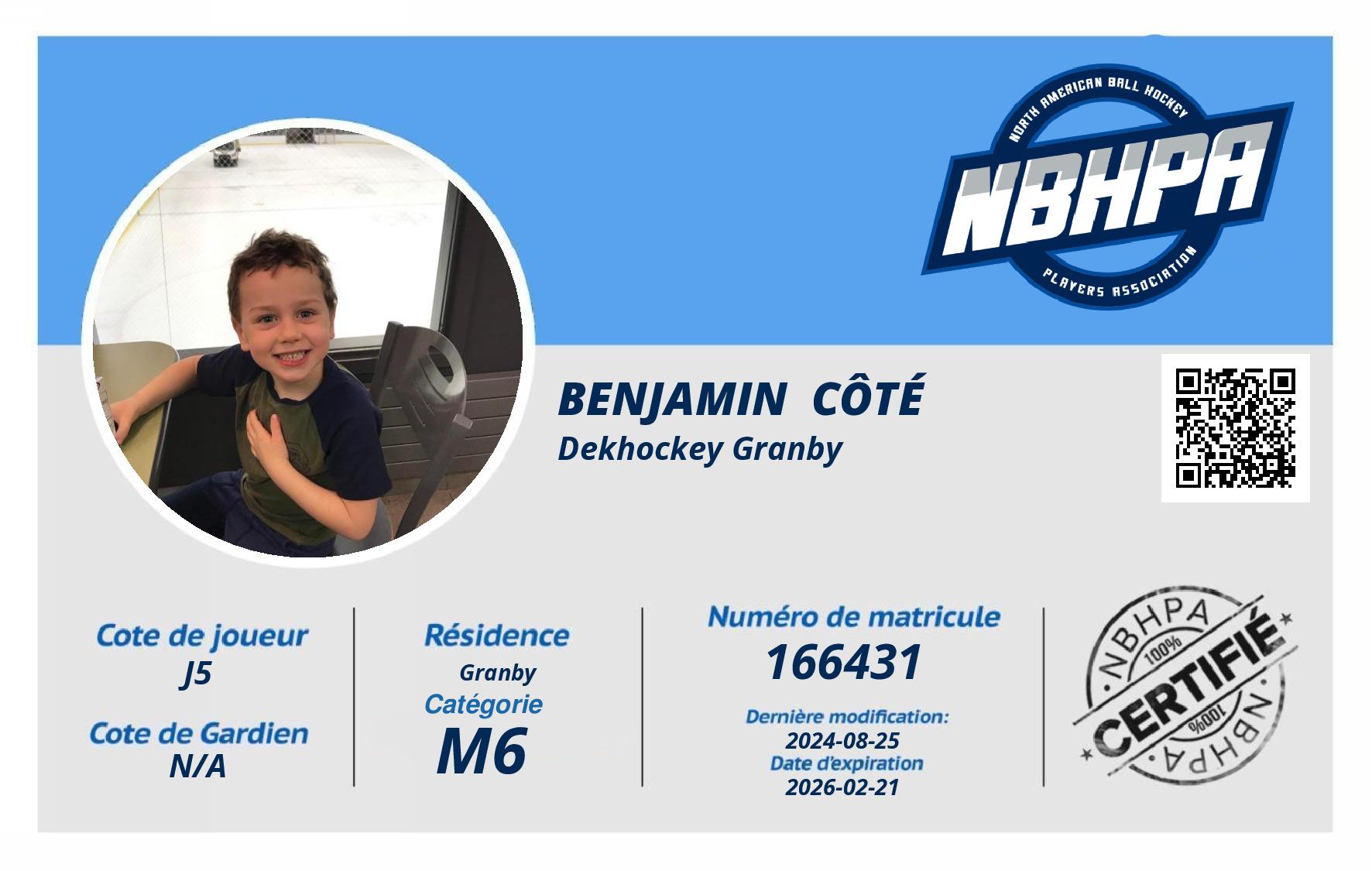 Benjamin  Côté 