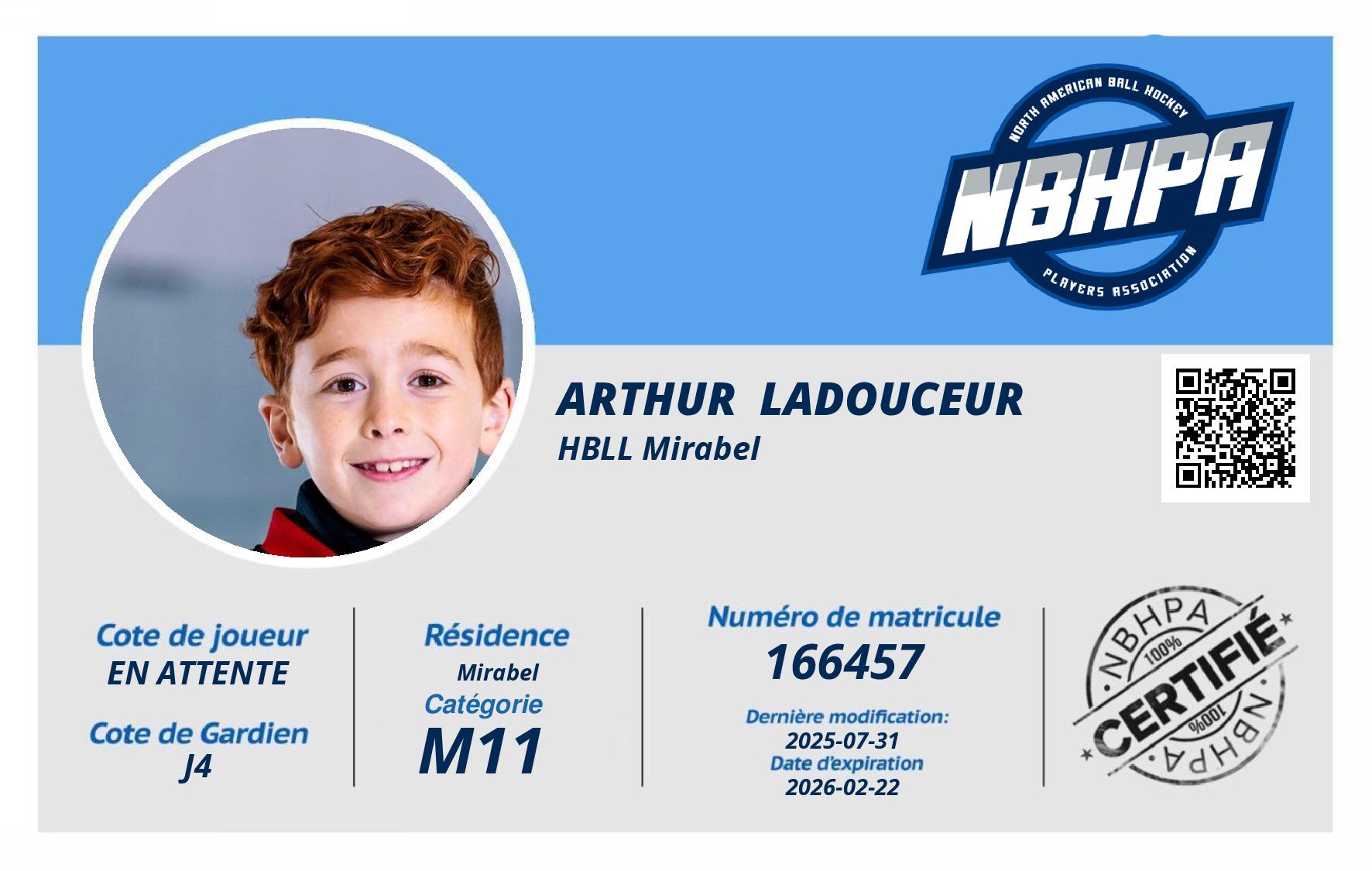 Arthur  Ladouceur