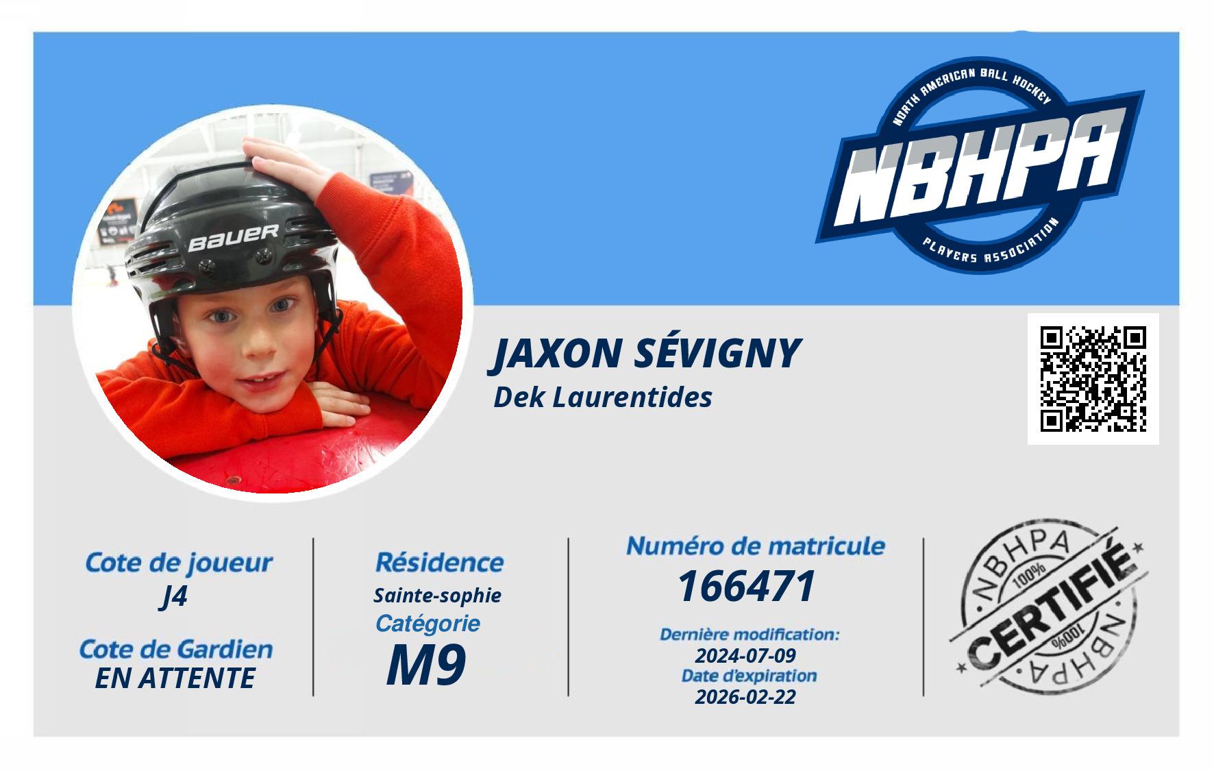 Jaxon Sévigny 