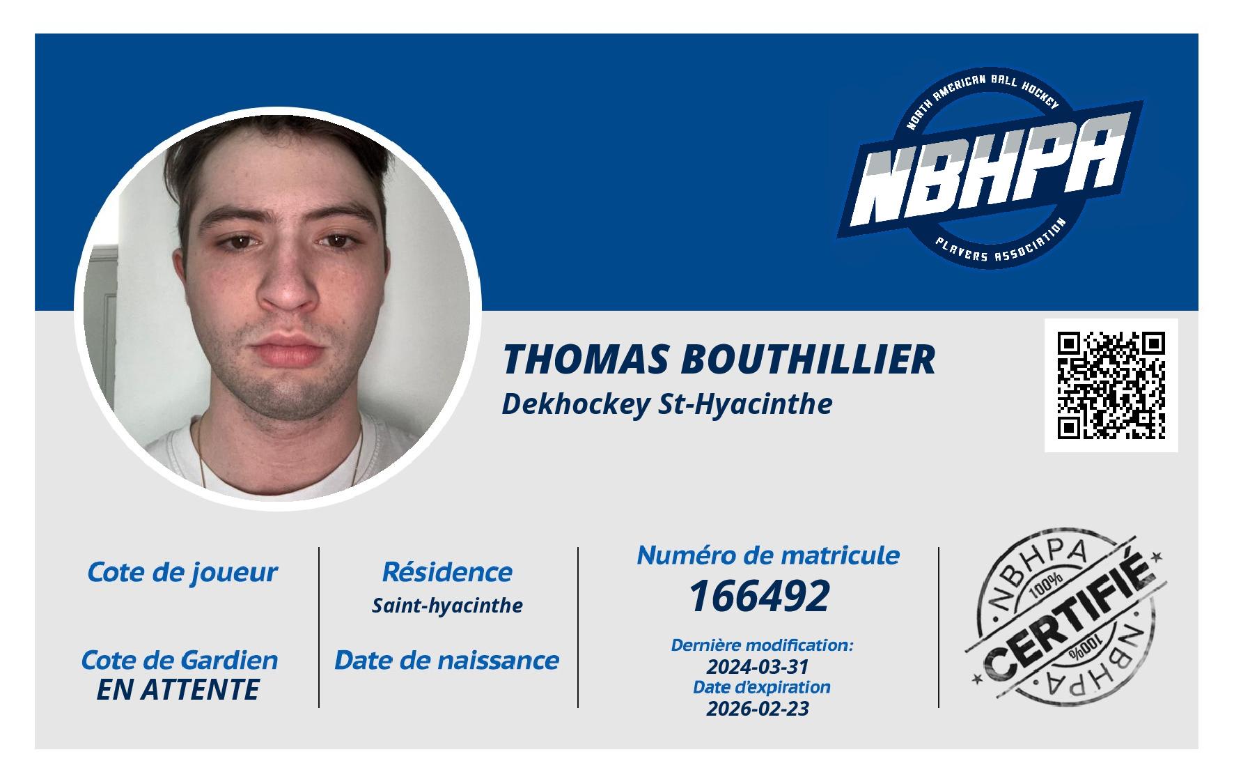 Thomas Bouthillier