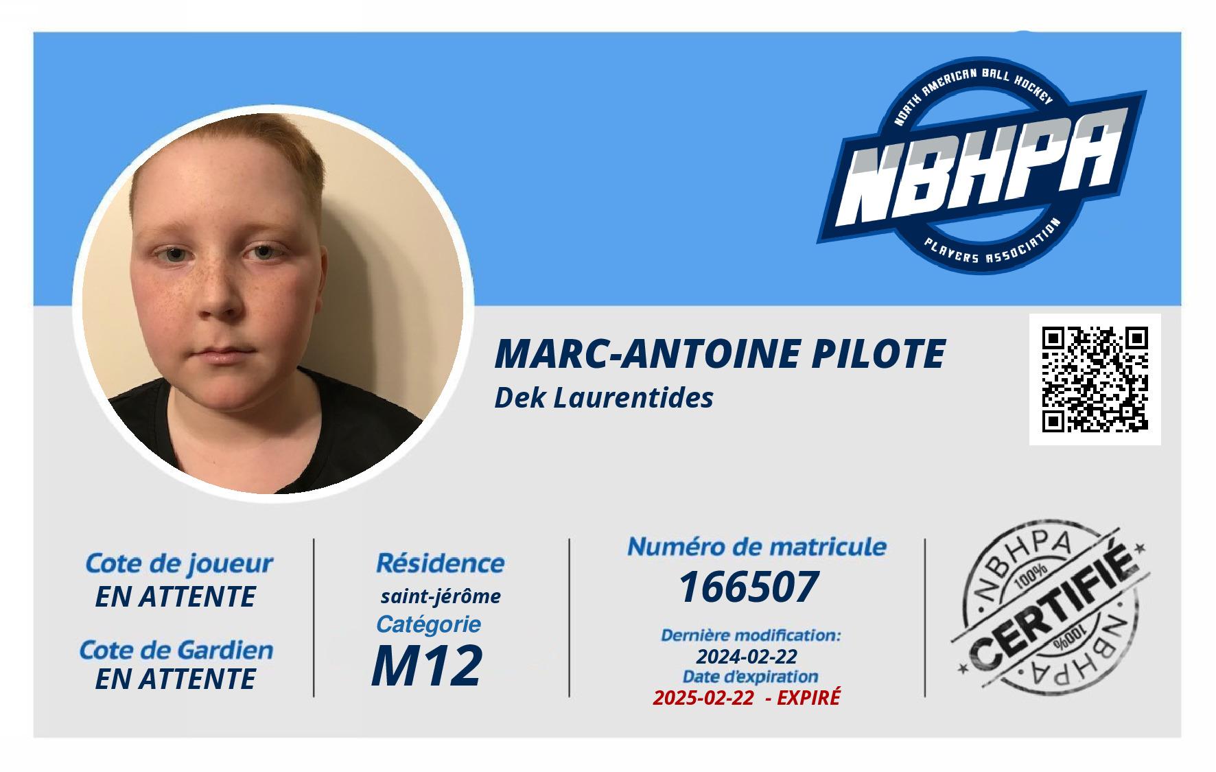 Marc-Antoine Pilote