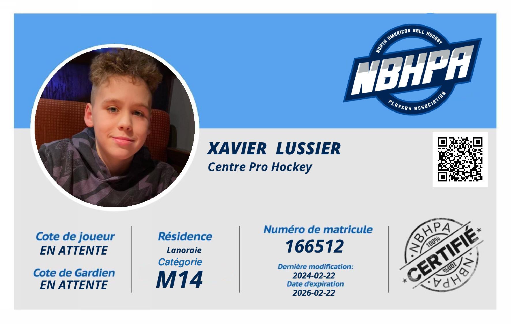 Xavier  Lussier 