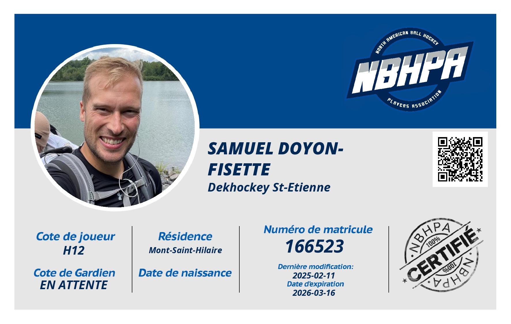 Samuel Doyon-Fisette