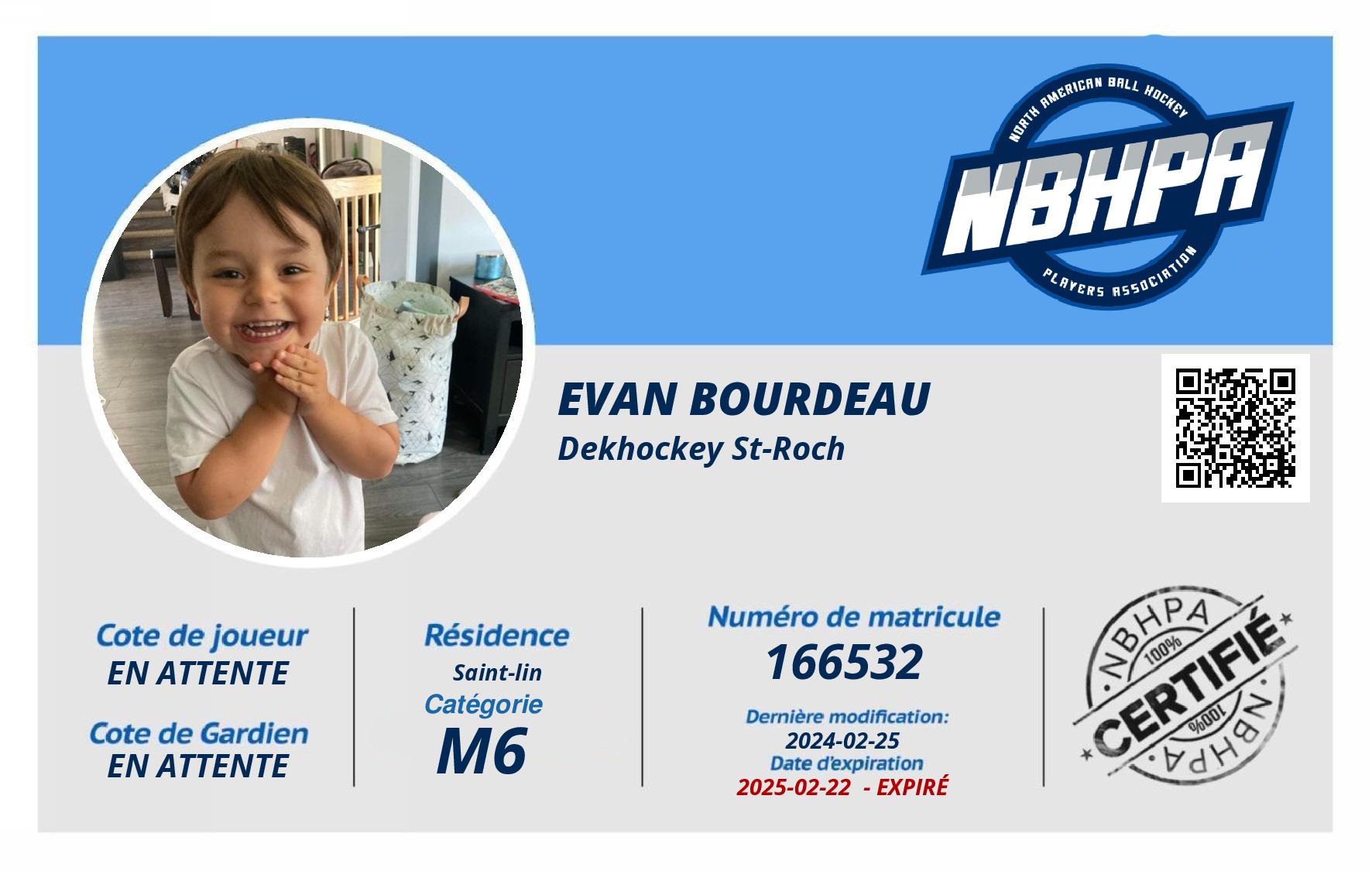 Evan Bourdeau