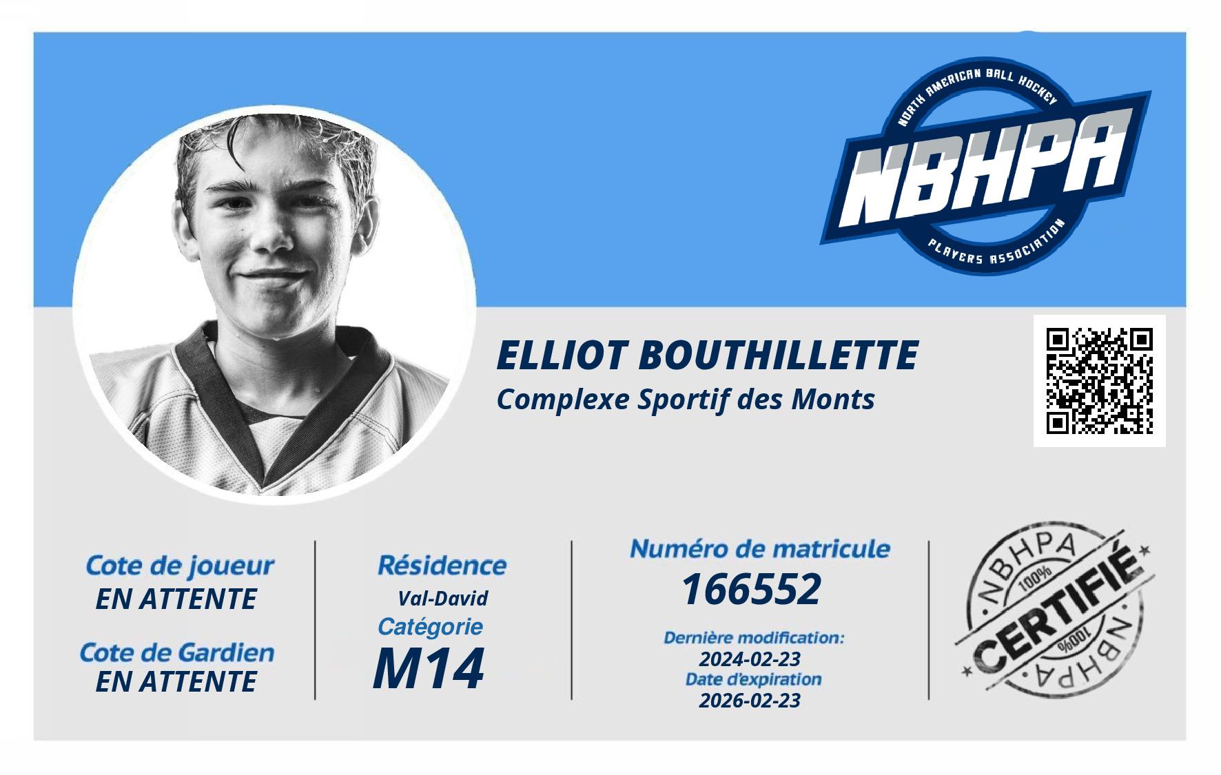 Elliot Bouthillette