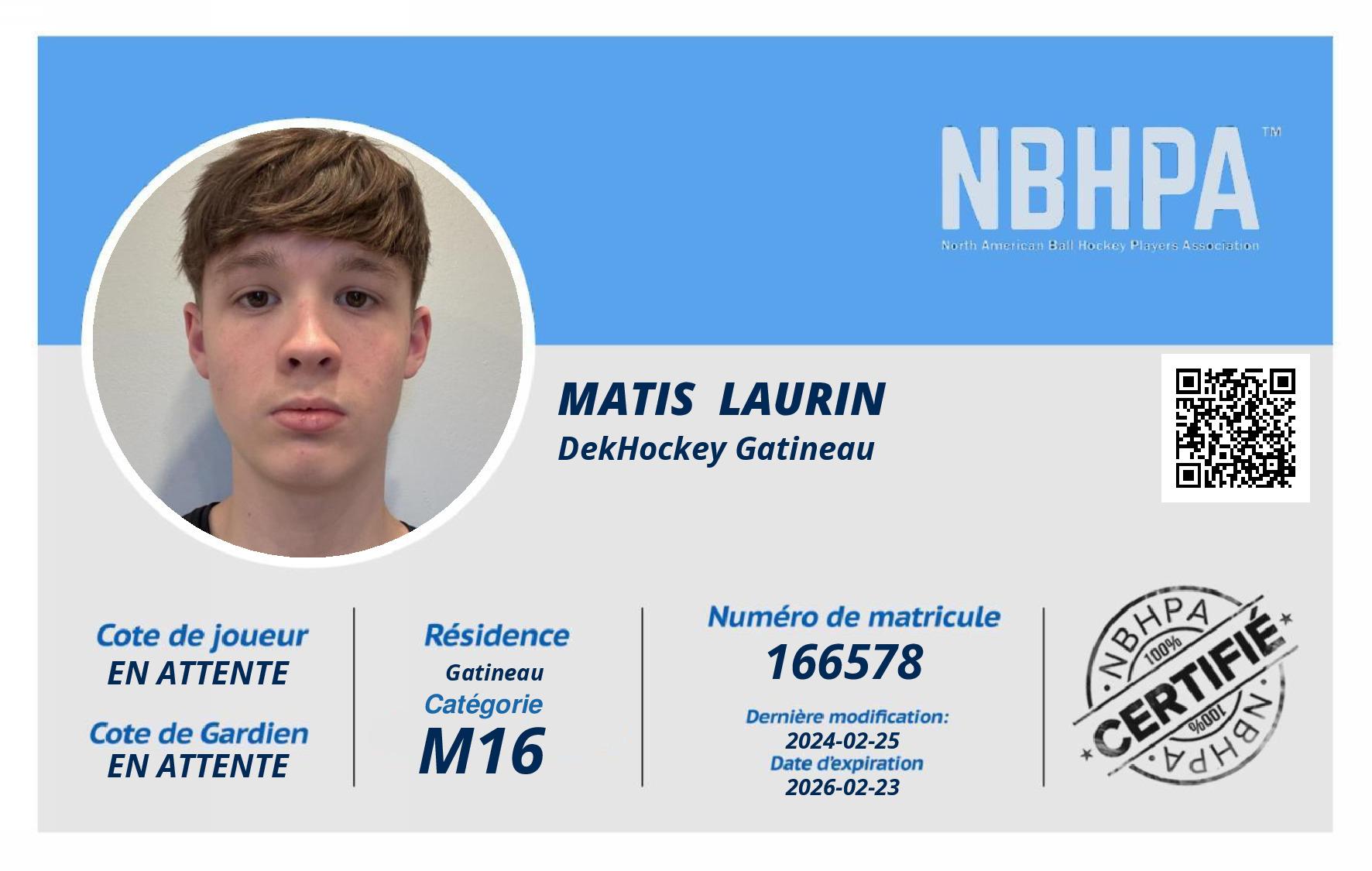 Matis  Laurin 
