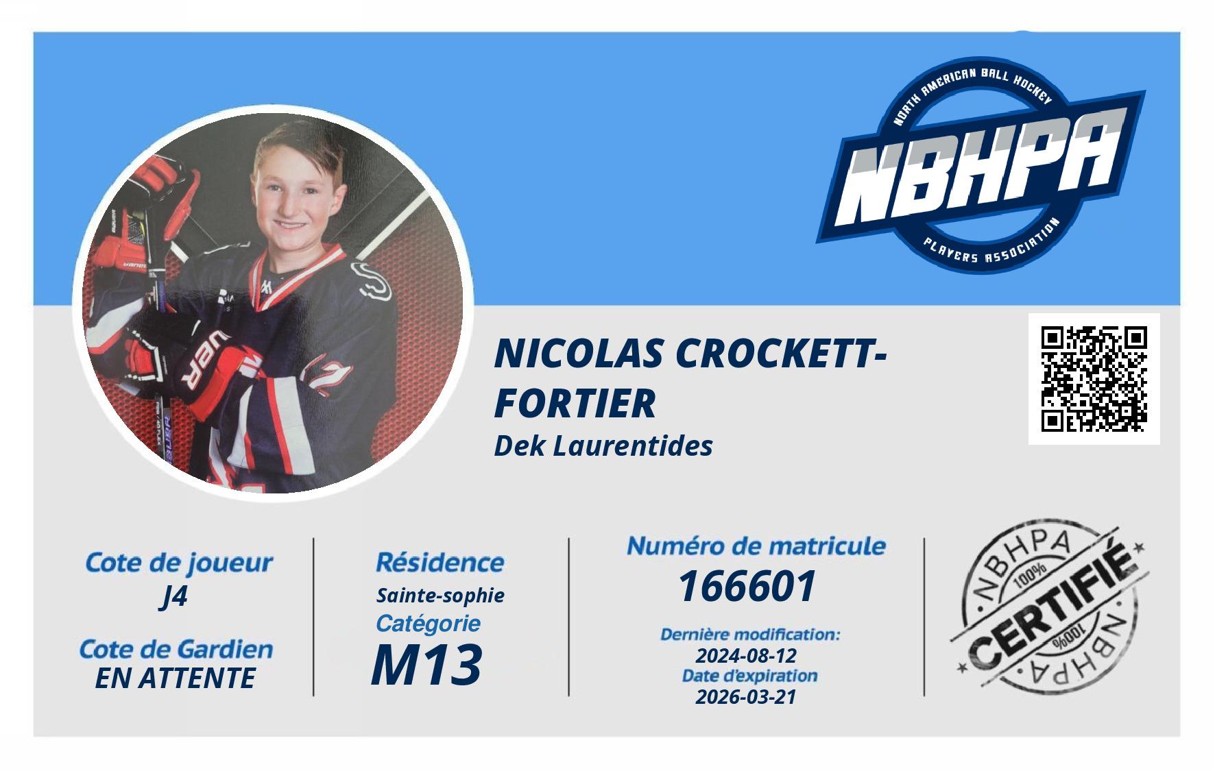Nicolas Crockett-Fortier
