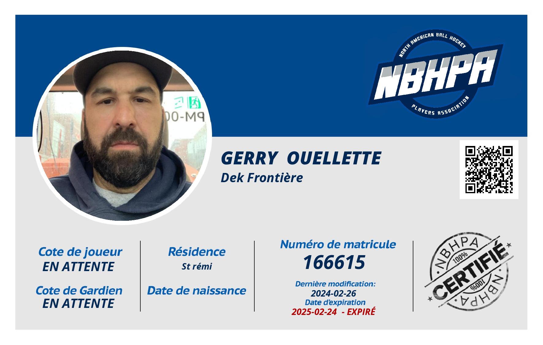 Gerry  Ouellette 