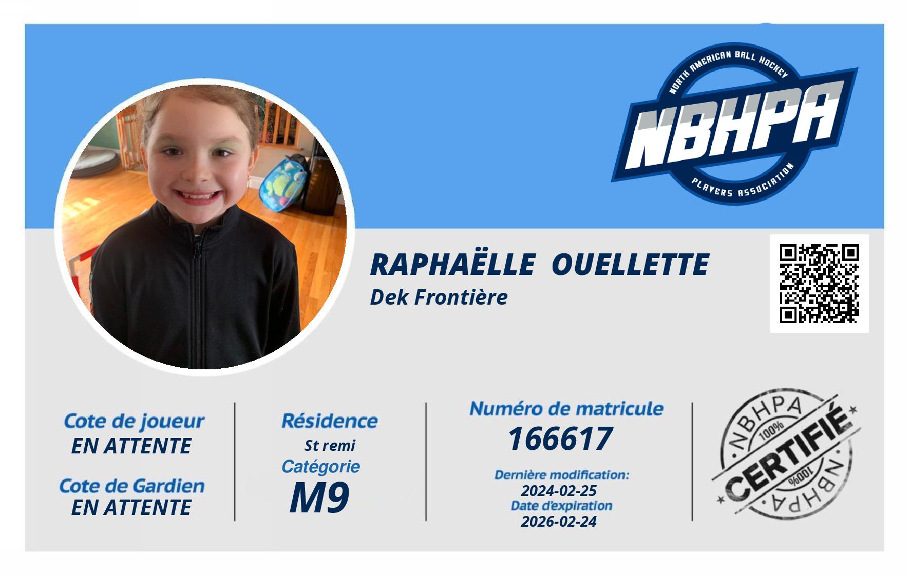 Raphaëlle  Ouellette 