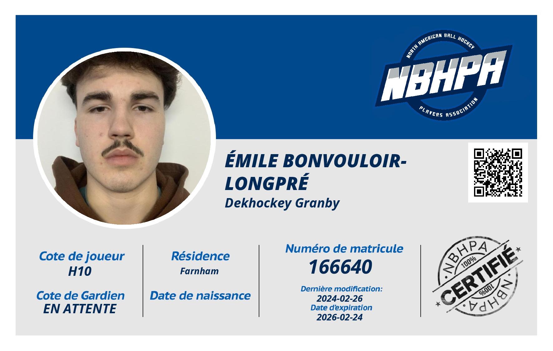 Émile Bonvouloir-Longpré