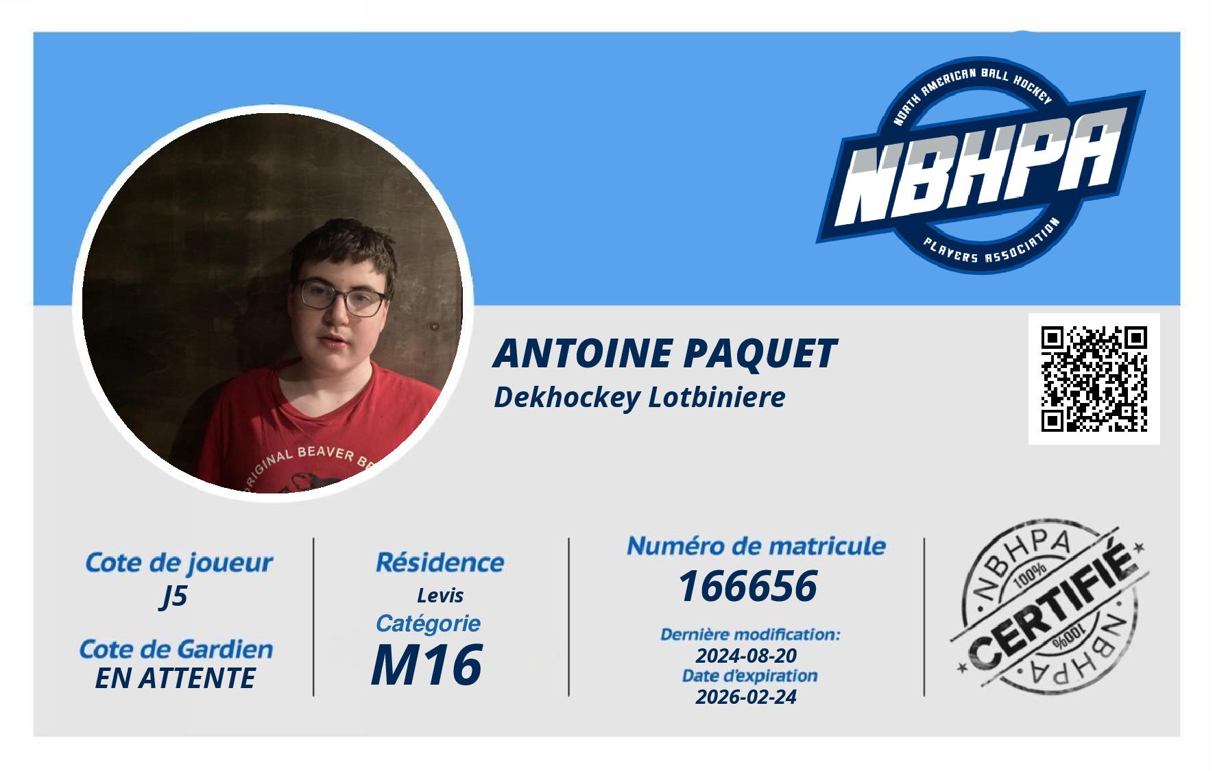 Antoine Paquet