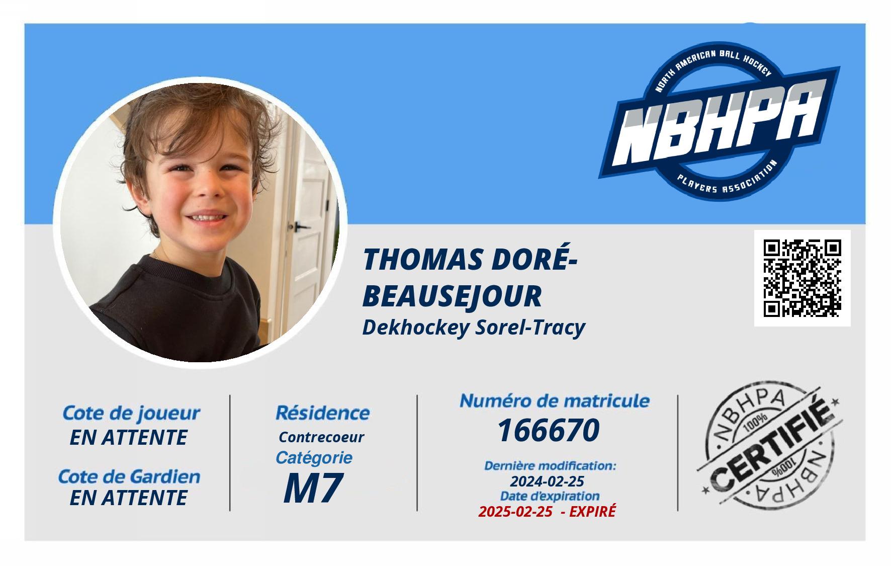 Thomas Doré-Beausejour
