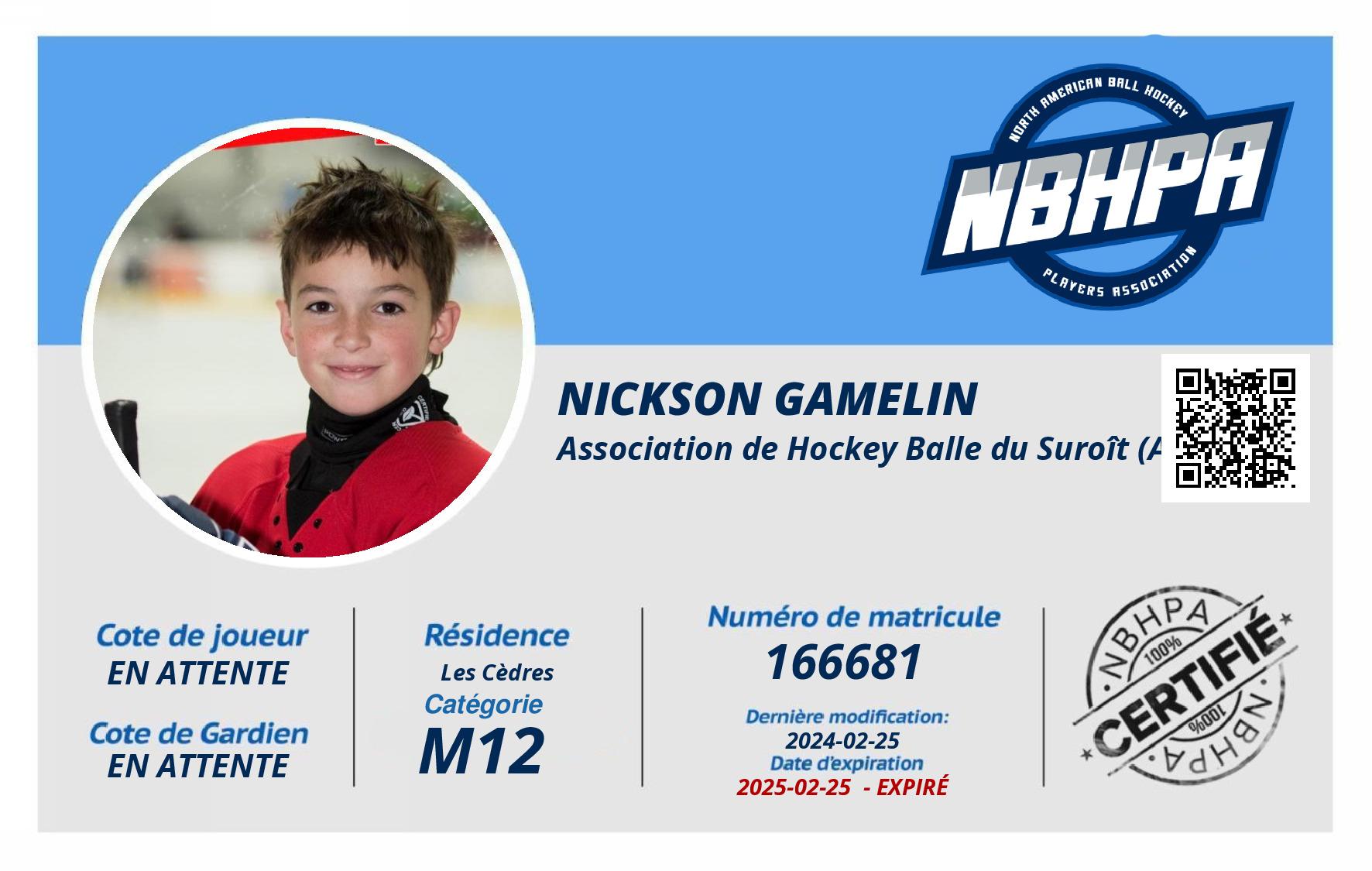 Nickson Gamelin