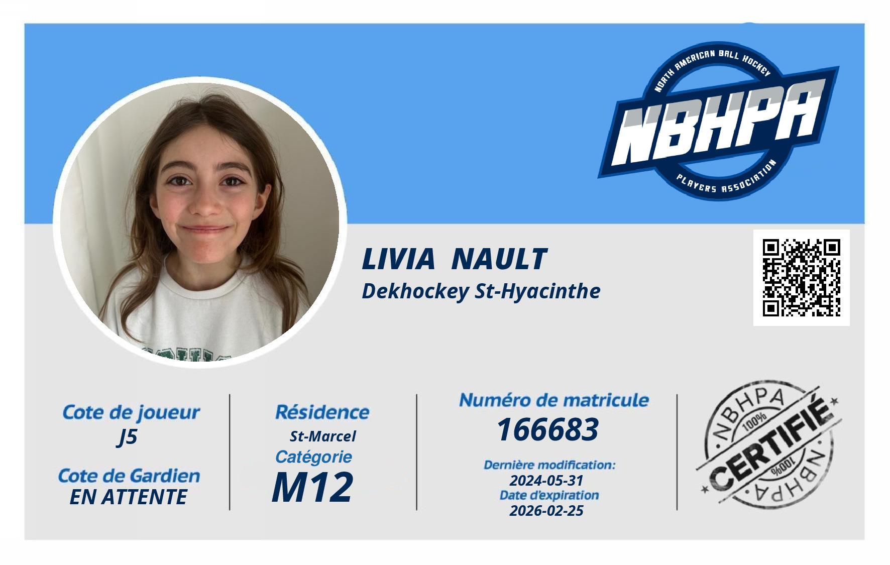 Livia  Nault