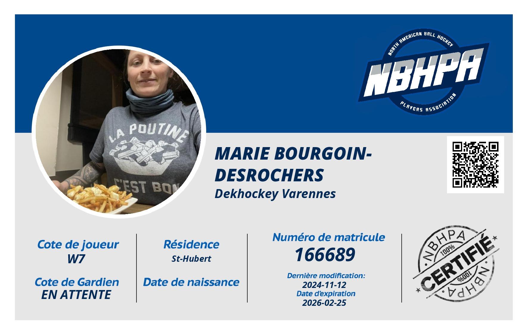 Marie Bourgoin-Desrochers