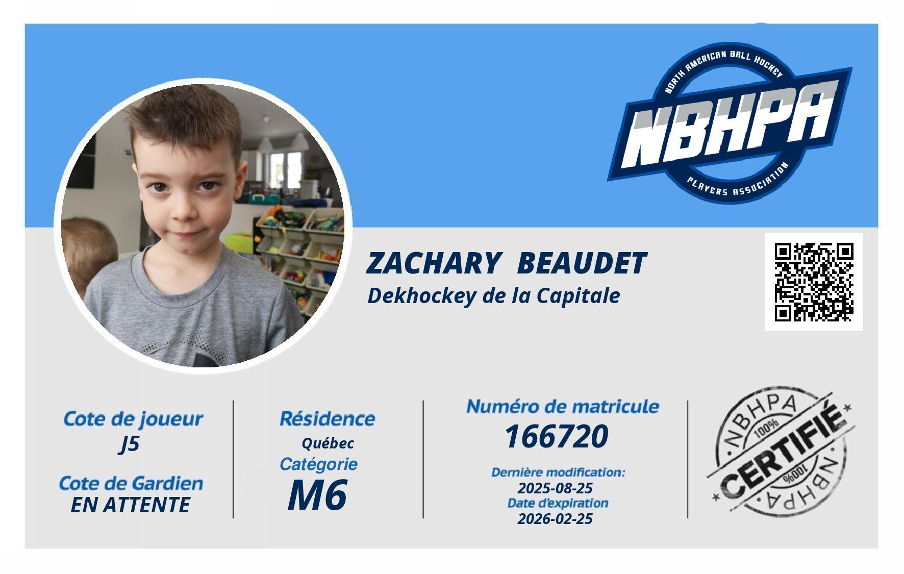 Zachary  Beaudet 