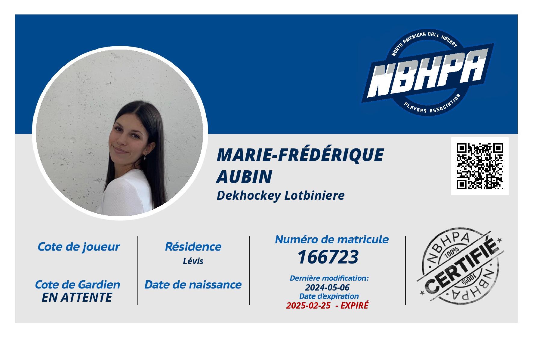 Marie-Frédérique Aubin