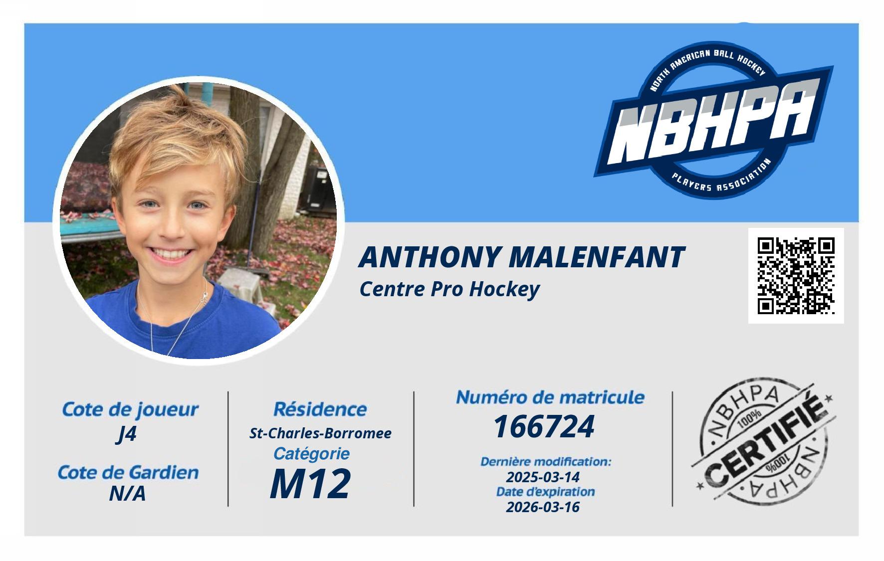 Anthony Malenfant