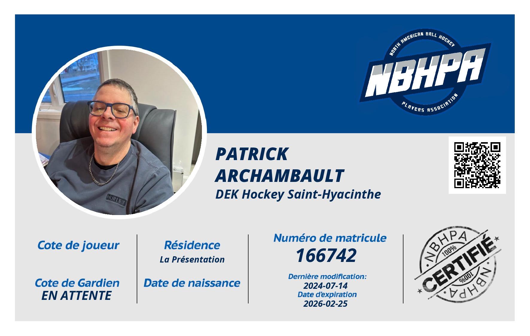 Patrick  Archambault 