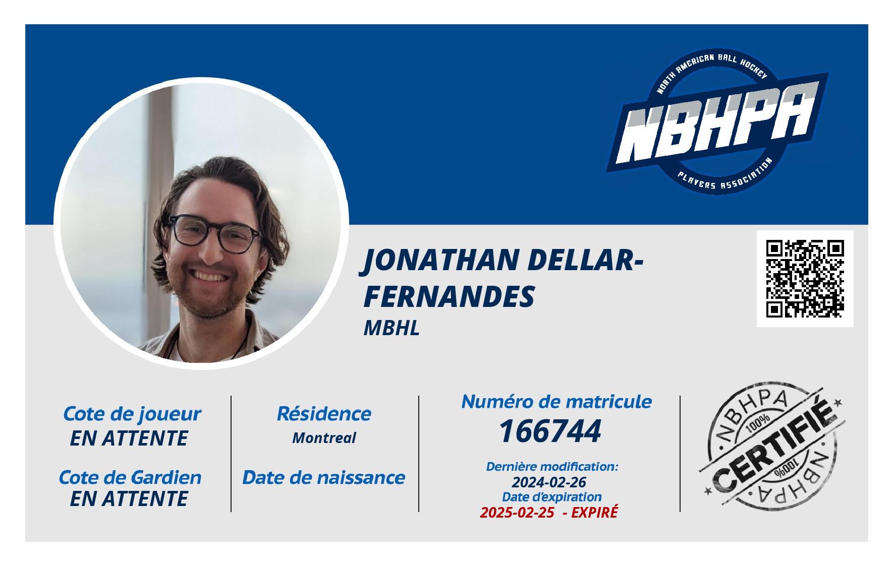 Jonathan Dellar-Fernandes