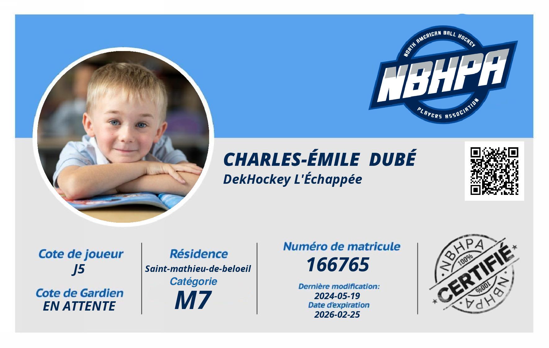 Charles-Émile  Dubé