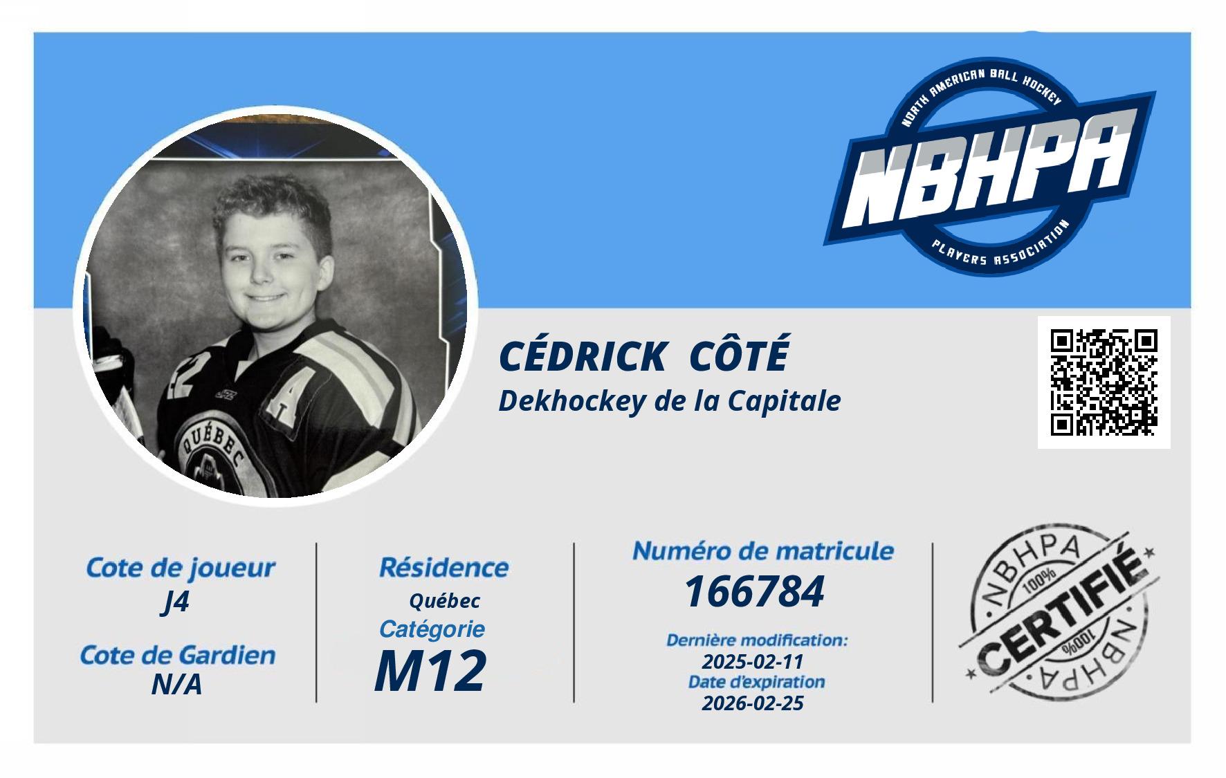 Cédrick  Côté