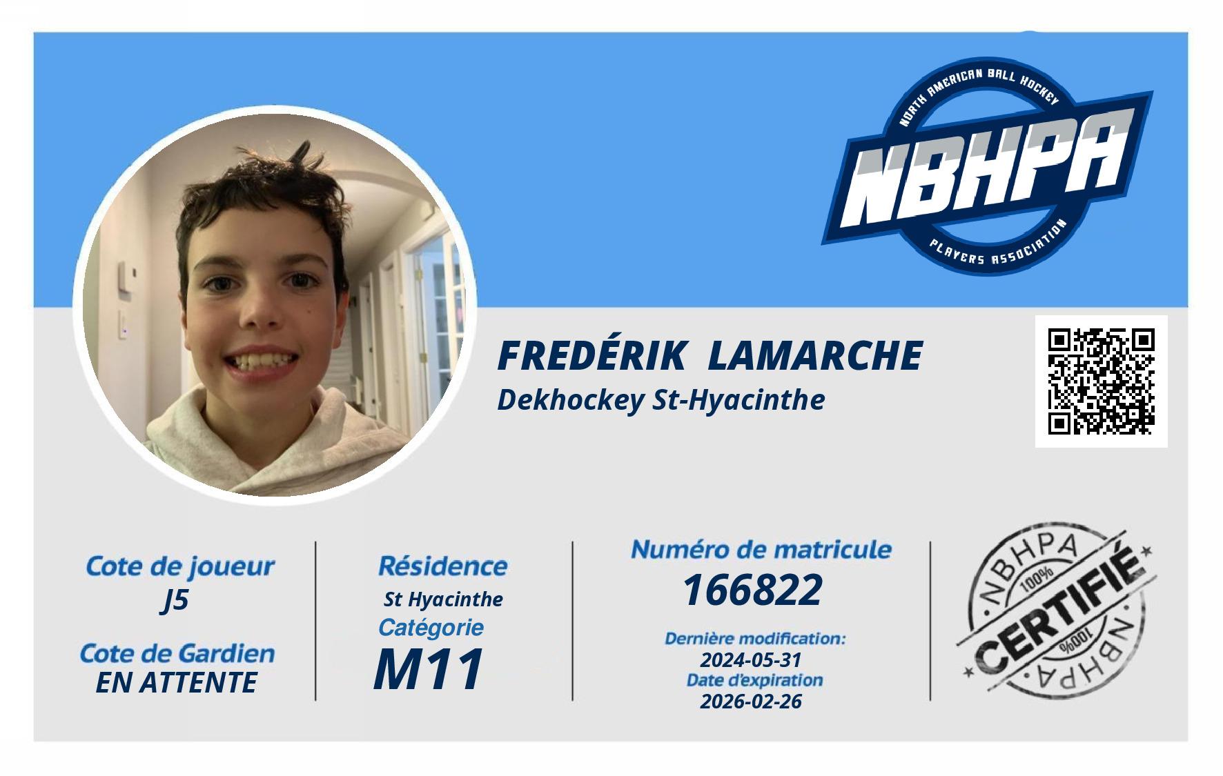Fredérik  Lamarche