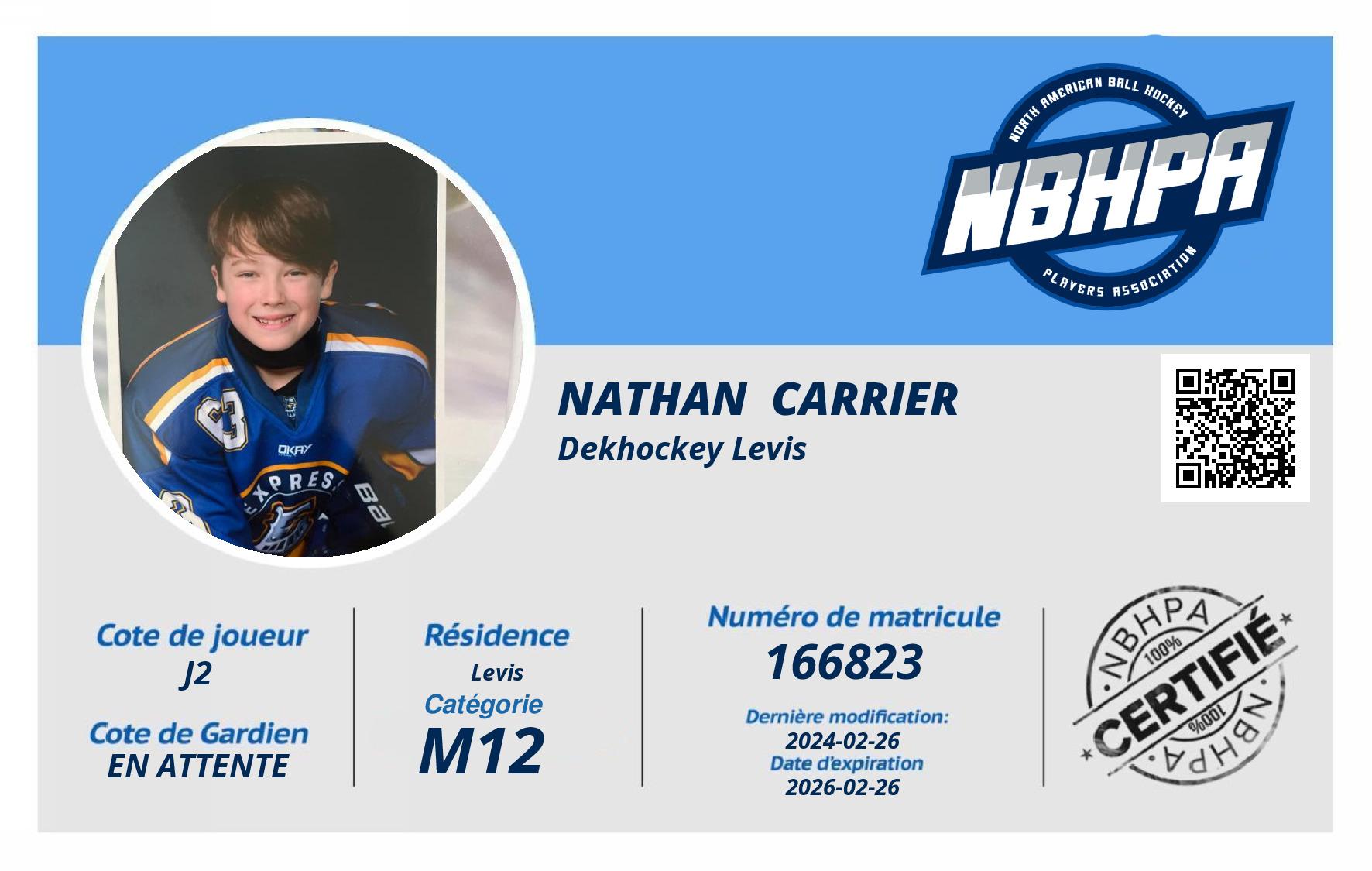 Nathan  Carrier