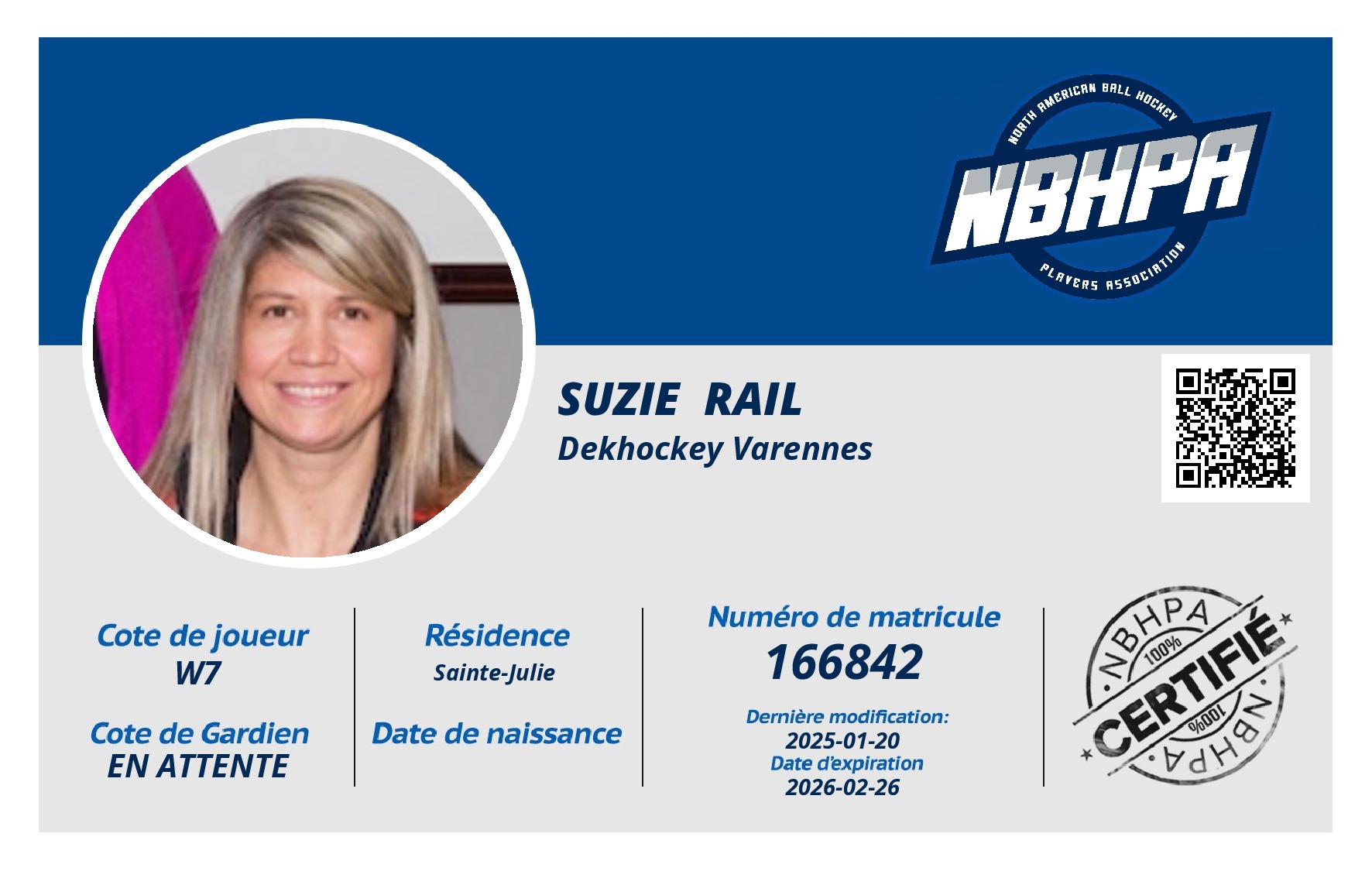 Suzie  Rail