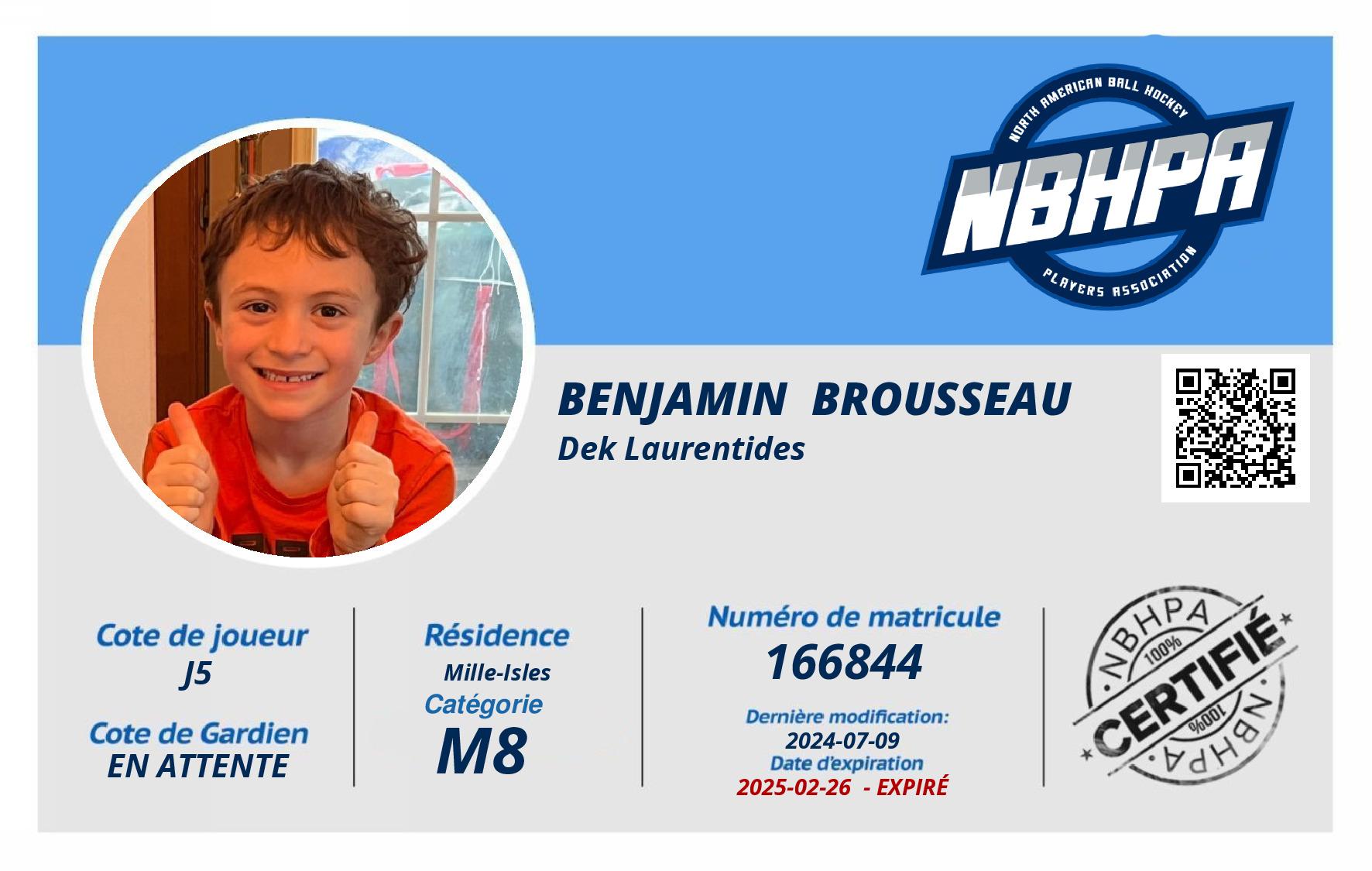 Benjamin  Brousseau