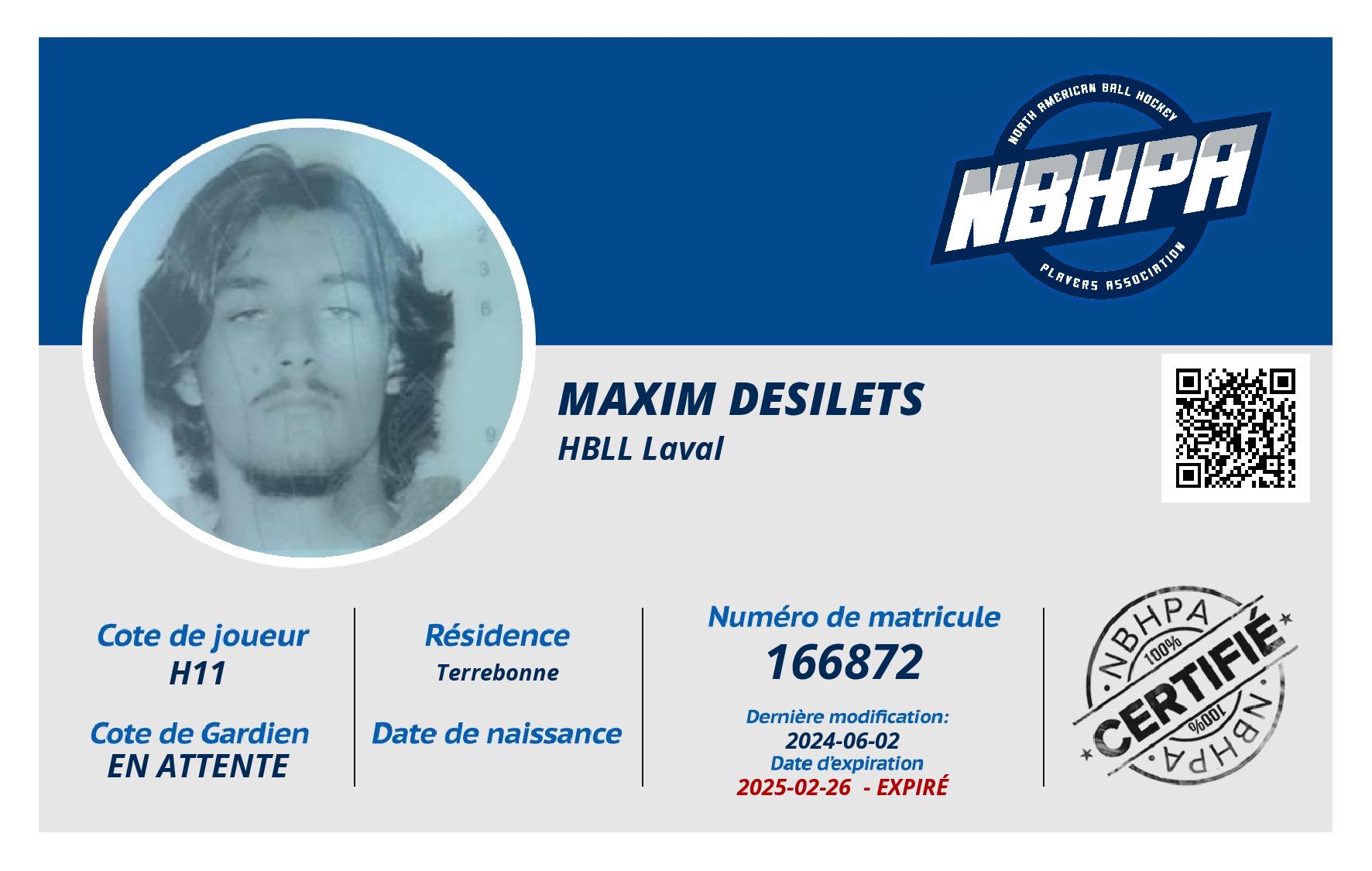 Maxim Desilets