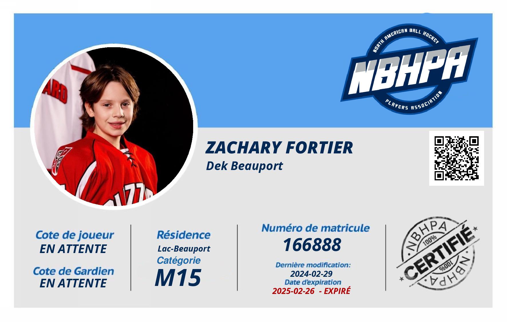 Zachary Fortier